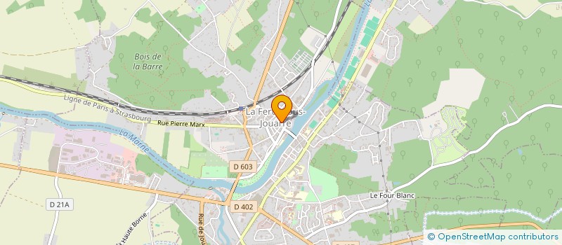 localisation de l'entreprise NEOFEEL à LA FERTE-SOUS-JOUARRE