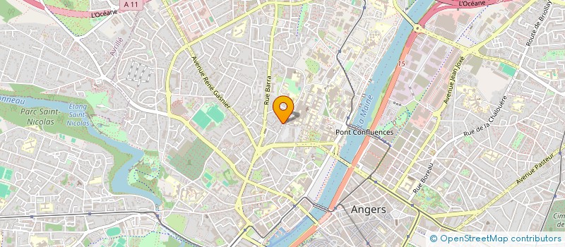 localisation de l'entreprise NEOFIM à ANGERS