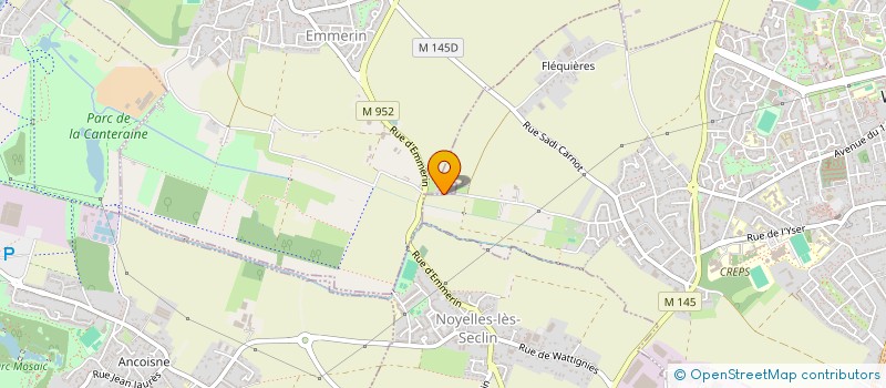 localisation de l'entreprise NEOFIX à HALLENNES-LEZ-HAUBOURDIN