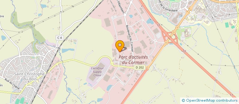 localisation de l'entreprise NEOFORM INDUSTRIES à CHOLET