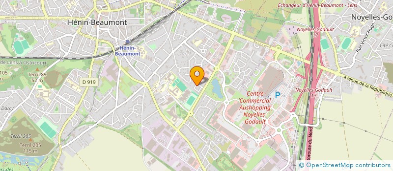 localisation de l'entreprise NEOFORMANCE  HENIN-BEAUMONT