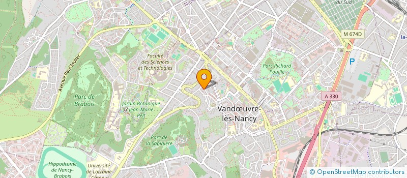 localisation de l'entreprise NEOFORMATION  VANDUVRE-LES-NANCY