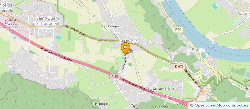 localisation de l'entreprise NEOFORTIS  SAINT-OUEN-DE-THOUBERVILLE