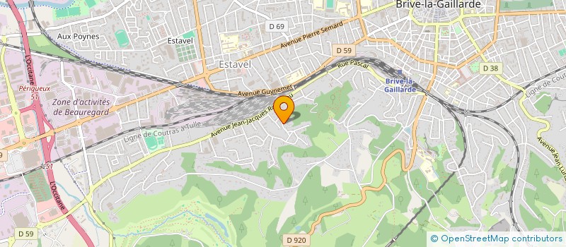 localisation de l'entreprise NEOGEST  BRIVE-LA-GAILLARDE