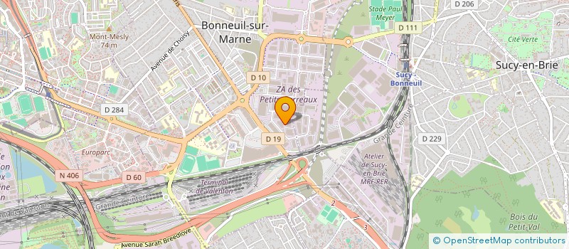 localisation de l'entreprise NEOGLORIE  BONNEUIL-SUR-MARNE