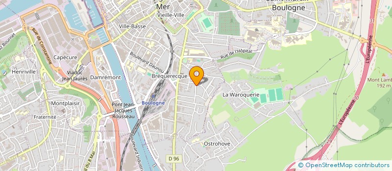 localisation de l'entreprise NEOGRAPHIC PRODUCTIONS à BOULOGNE-SUR-MER
