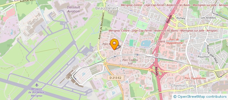 localisation de l'entreprise NEOGY à MERIGNAC