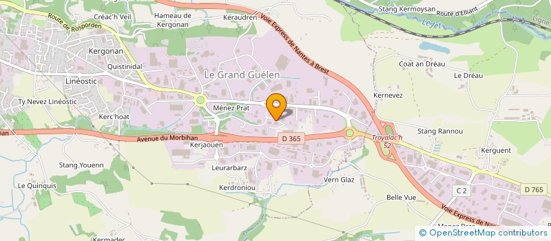 localisation de l'entreprise NEOH à QUIMPER