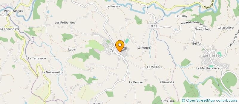 localisation de l'entreprise NEOH FORMATION  COISE