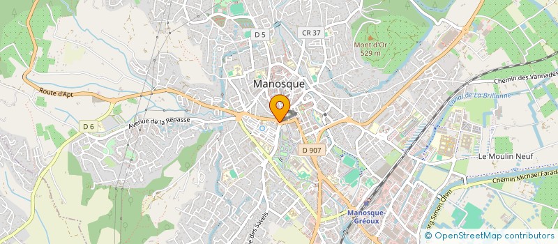 localisation de l'entreprise NEOHIVE PROMOTION  MANOSQUE