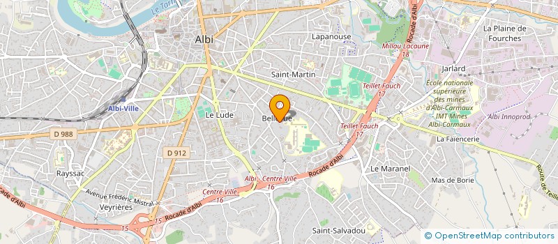 localisation de l'entreprise NEOIMMO à ALBI