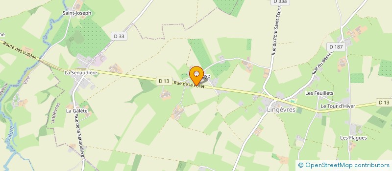 localisation de l'entreprise NEOIMMO  LINGEVRES