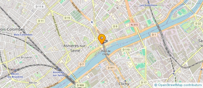 localisation de l'entreprise NEOINVEST à ASNIERES-SUR-SEINE