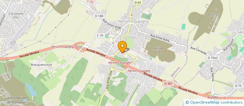 localisation de l'entreprise NEOINVEST  HERSIN-COUPIGNY