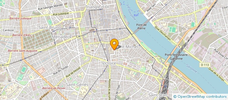 localisation de l'entreprise NEOJIN à BORDEAUX