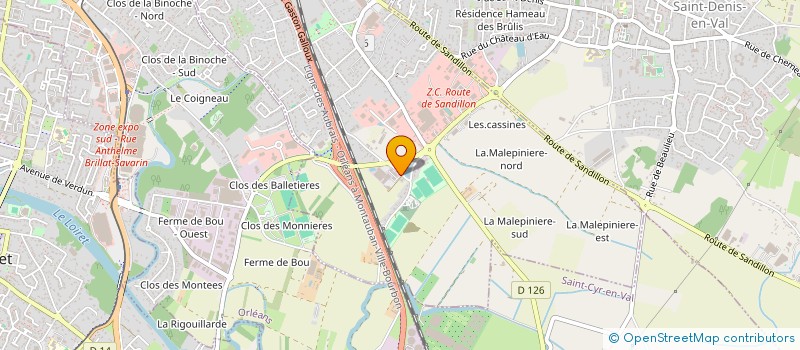 localisation de l'entreprise NEOKIDS MC 45 à SAINT-JEAN-LE-BLANC