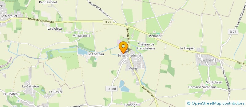 localisation de l'entreprise NEOLAC  FRANCHELEINS