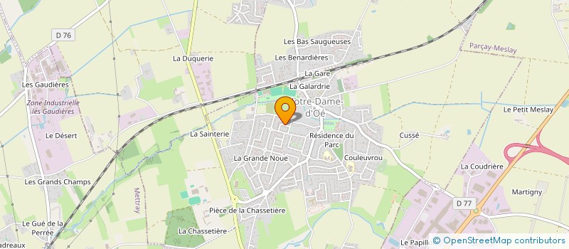 localisation de l'entreprise NEOLAN  NOTRE-DAME-D'OE