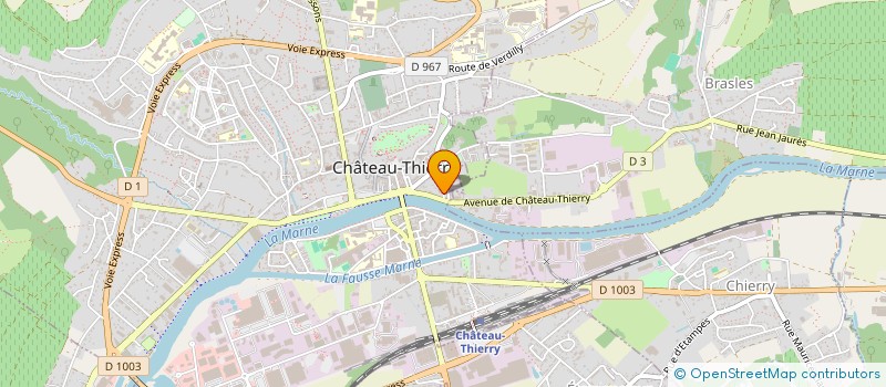 localisation de l'entreprise NEOLI DESIGN à CHATEAU-THIERRY