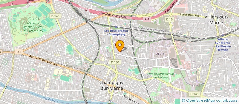 localisation de l'entreprise NEOLI DIFFUSION à CHAMPIGNY-SUR-MARNE