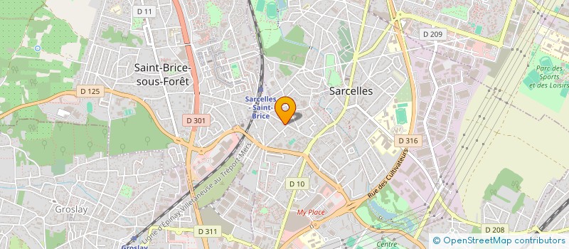localisation de l'entreprise NEOLI HOLDING à SARCELLES