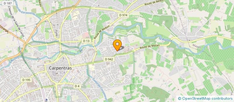 localisation de l'entreprise NEOLINE  CARPENTRAS