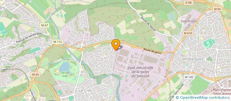localisation de l'entreprise NEOLIOS à LE CRES
