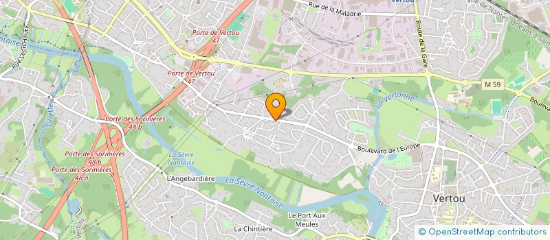 localisation de l'entreprise NEOLITHE à VERTOU