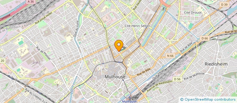 localisation de l'entreprise NEOLIZ  MULHOUSE