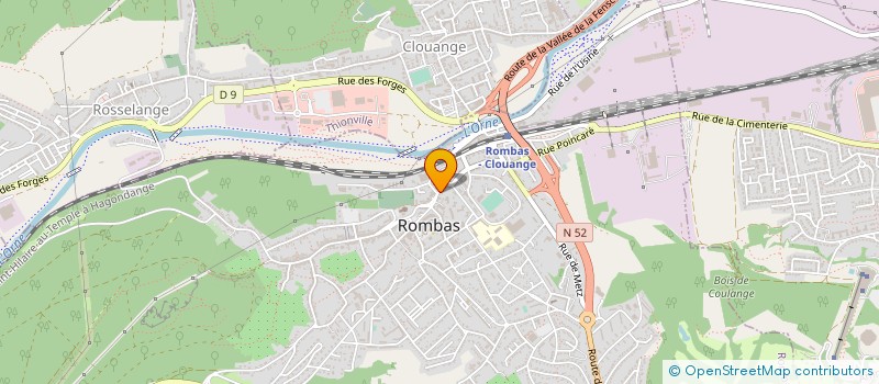 localisation de l'entreprise NEOLOG à ROMBAS