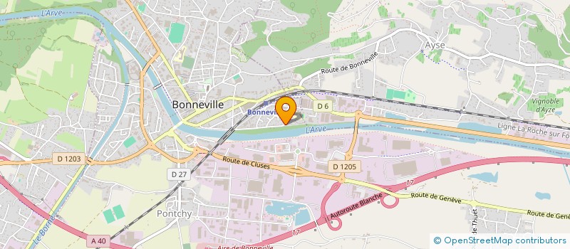 localisation de l'entreprise NEOLOGY PRODS  BONNEVILLE