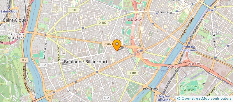 localisation de l'entreprise NEOLUTEK  BOULOGNE-BILLANCOURT