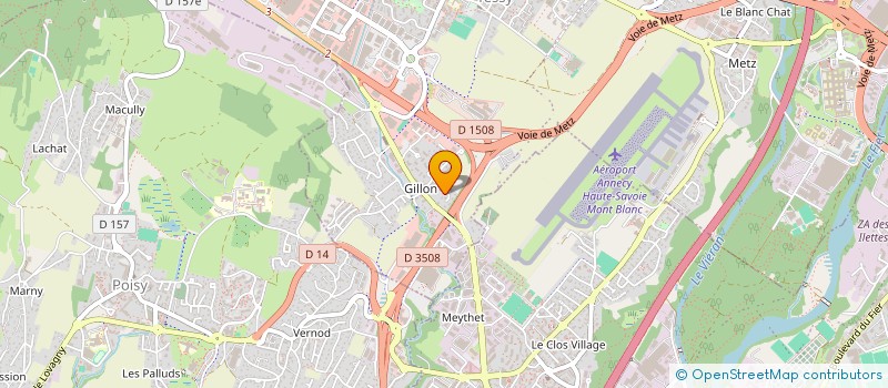 localisation de l'entreprise NEOLYCE  EPAGNY METZ-TESSY