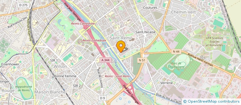 localisation de l'entreprise NEOMA COMEDIAN CONTEST  REIMS