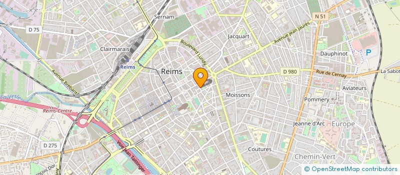 localisation de l'entreprise NEOMA DEVELOPPEMENT  REIMS