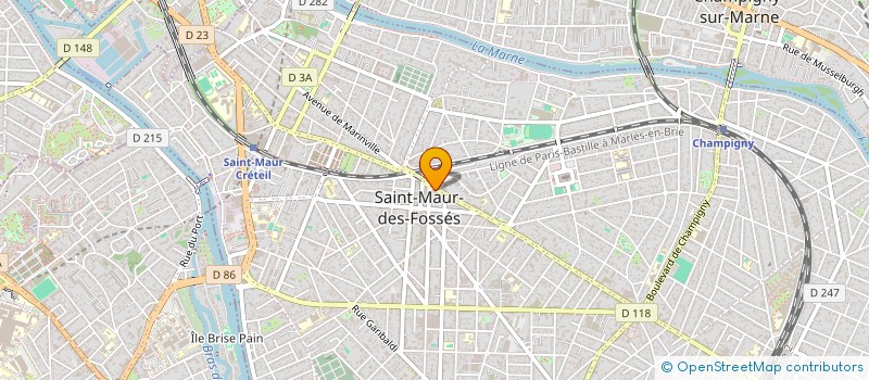localisation de l'entreprise NEOMAX TRAITEUR à SAINT-MAUR-DES-FOSSES