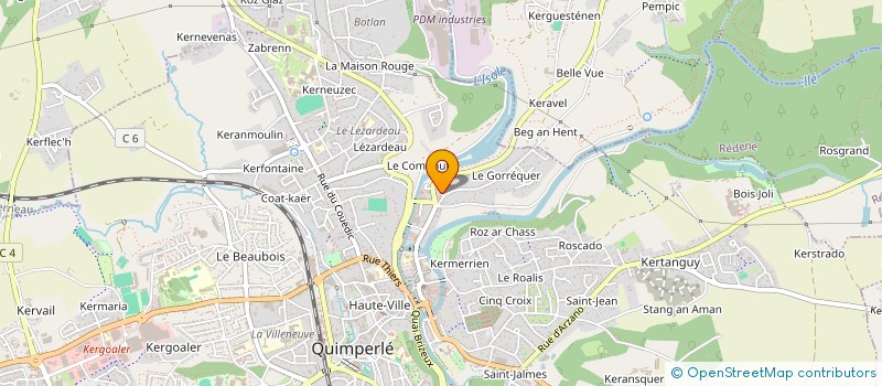 localisation de l'entreprise NEOME à QUIMPERLE