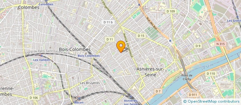 localisation de l'entreprise NEOMEDIAL  ASNIERES-SUR-SEINE