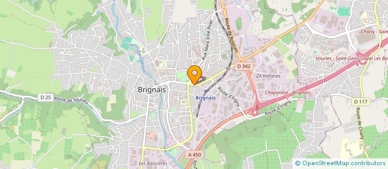 localisation de l'entreprise NEOMEDIAS  BRIGNAIS