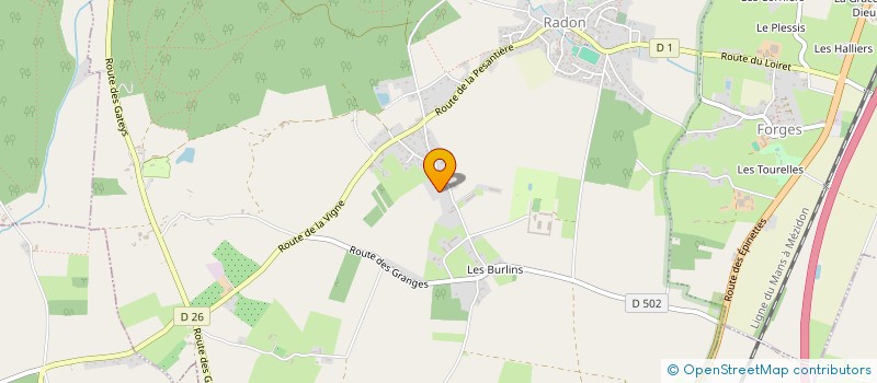 localisation de l'entreprise NEOMILE à ECOUVES
