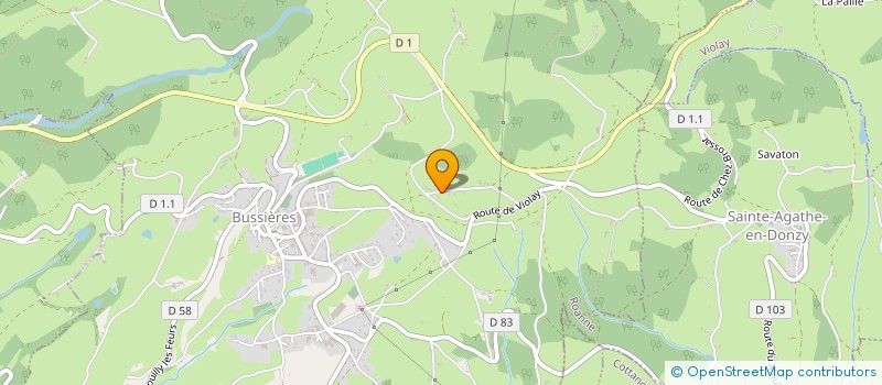 localisation de l'entreprise NEOMME  BUSSIERES