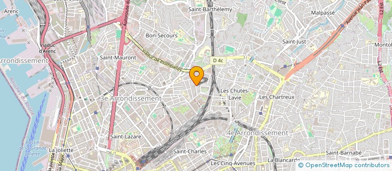localisation de l'entreprise NEON LIFE PRO à MARSEILLE