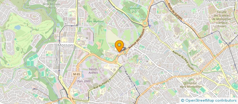 localisation de l'entreprise NEONOVA  MONTPELLIER