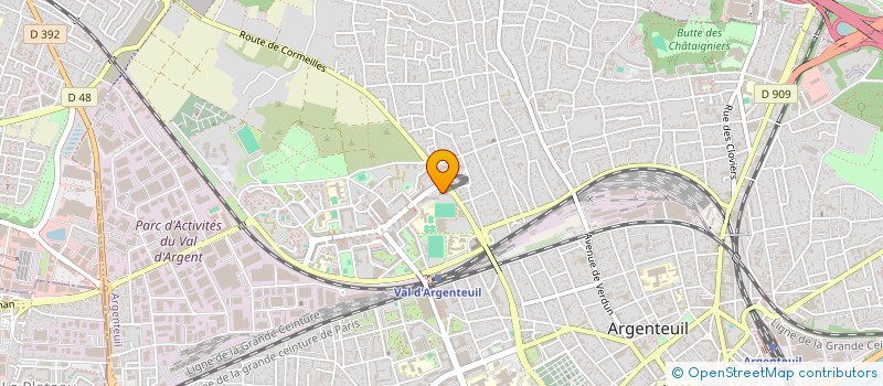 localisation de l'entreprise NEONOVA  ARGENTEUIL