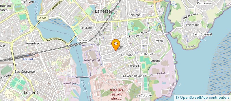localisation de l'entreprise NEONOVO à LANESTER