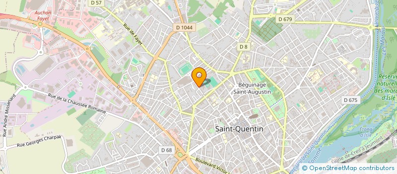 localisation de l'entreprise NEOPACIO ARCHITECTEURS à SAINT-QUENTIN