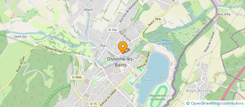 localisation de l'entreprise NEOPHIS à DIVONNE-LES-BAINS