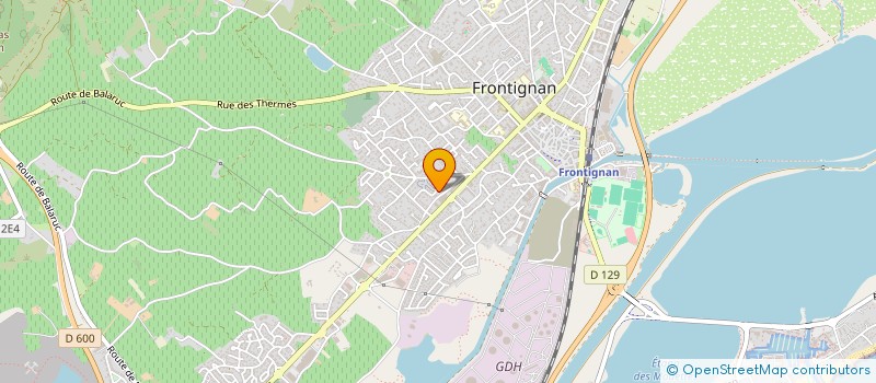 localisation de l'entreprise NEOPHOS à FRONTIGNAN