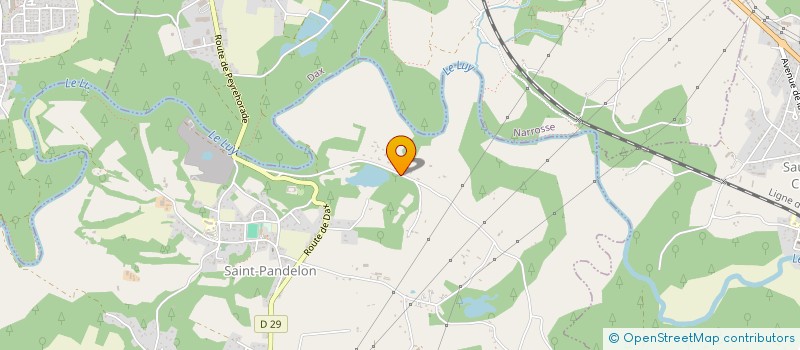 localisation de l'entreprise NEOPISCINE  SAINT-PANDELON