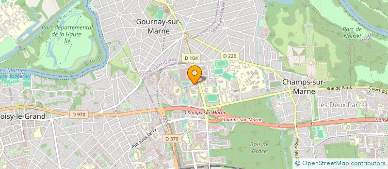 localisation de l'entreprise NEOPLAN SERVICES  CHAMPS-SUR-MARNE